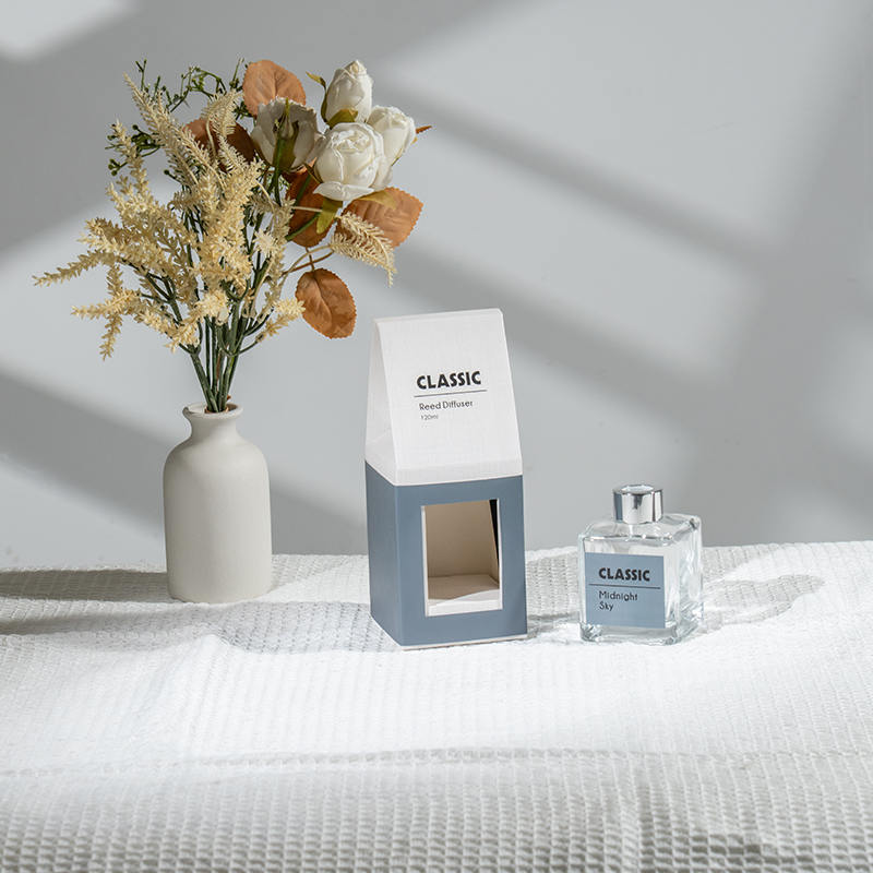 Klassischer quadratischer Glasflaschen-Diffusor