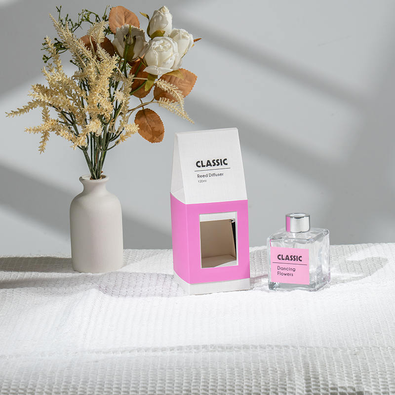 Klassischer quadratischer Glasflaschen-Diffusor