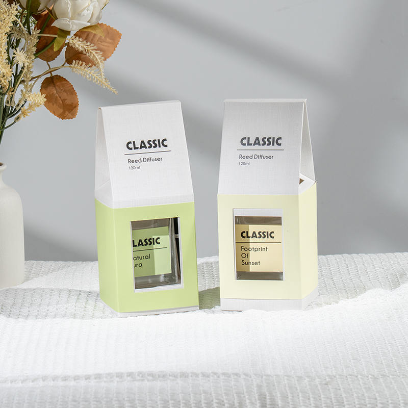 Klassischer quadratischer Glasflaschen-Diffusor