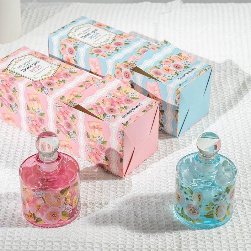 Muttertag eleganter runder Glasflaschen-Diffusor