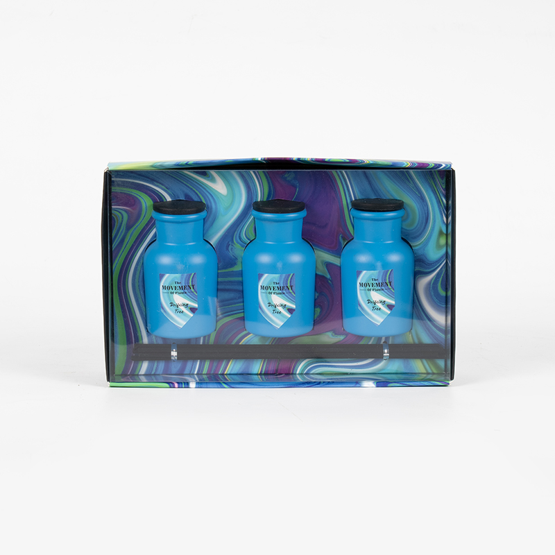 Kleine runde Flasche Duftstäbchen-Diffusor 3-teiliges Set-Home-Aroma-Set-Hersteller