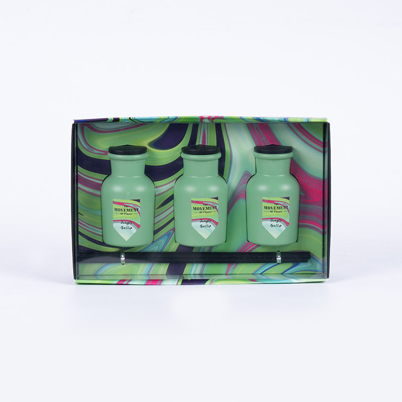 Kleine runde Flasche Duftstäbchen-Diffusor 3-teiliges Set-Home-Aroma-Set-Hersteller