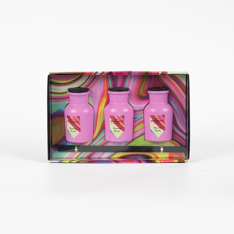 Kleine runde Flasche Duftstäbchen-Diffusor 3-teiliges Set-Home-Aroma-Set-Hersteller